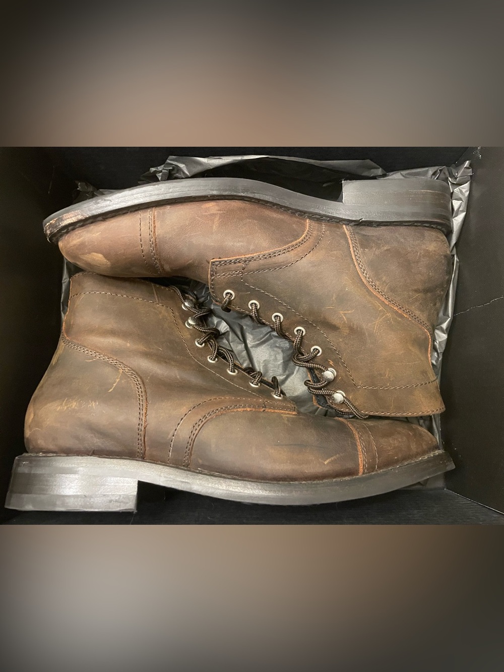 Thursday Boots Mens Size 9 Wide
Brown Captain Arizona Adobe Cap
Toe